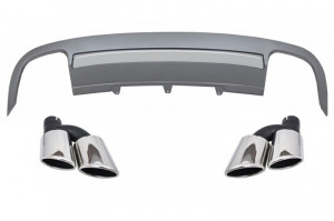 Difuzor Bara Spate compatibil cu AUDI A5 8T 4 Usi S-line Non Facelift 2007-2011