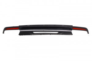 Difuzor Bara Spate compatibil cu Mercedes Clasa S W222 Sport Line 2013-2017 cu Ornamente Sistem Evacuare Tobe Negre - Img 2