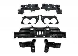 Difuzor Bara Spate compatibil cu Mercedes GLC X253 SUV 2020-> GLC43 Ornamente Tobe Crom - Img 4
