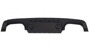 Difuzor Bara Spate compatibil cu Mercedes S-Class W221 2005-2013 Facelift S63 S65 Design cu Ornament Tobe negre - Img 2