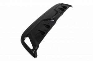Difuzor Bara Spate compatibil cu Toyota Yaris MK4 2020-> Negru Lucios - Img 2