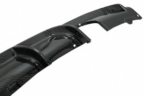 Difuzor Bara Spate cu Evacuare Dubla compatibil cu BMW 3 Series F30 F31 2011-2019 M Performance Design Carbon Film Coating - Img 4