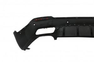 Difuzor Bara Spate cu Oranamente Tobe Crom compatibil cu Mercedes GLC X253 SUV 2015-2019 pentru Versiunea Standard - Img 7