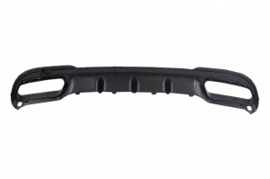 Difuzor Bara Spate cu Ornamente Evacuare compatibil cu MERCEDES E-Class W212 S212 AMG Sport Line Facelift 2013-2016 Negru E63 Design - Img 4