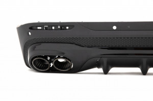 Difuzor Bara Spate cu Ornamente Evacuare compatibil cu Mercedes GLB X247 SUV 2020-> Night Package - Img 3