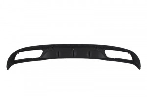 Difuzor Bara Spate cu Ornamente evacuare Mercedes C-Class W205 S205 2014-2018 C63 Design compatibil cu Bara Standard - Img 4