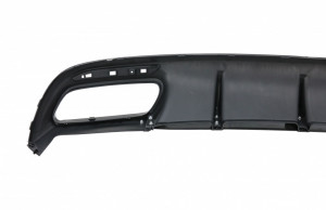 Difuzor Bara Spate cu Ornamente evacuare Negre compatibil cu Mercedes S-Class C217 Coupe 2014-2020 S63 Facelift Desing - Img 6