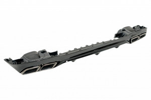 Difuzor Bara Spate cu Ornamente Toba Negre compatibil cu Mercedes E-Class W213 Sport Line 2016-2019 E63 Design - Img 2