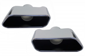 Difuzor Bara Spate cu Tobe Ornamente compatibil cu BMW Seria 5 G30 G31 2017-> M Performance Design - Img 7