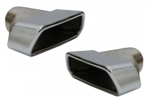 Difuzor Bara Spate cu Tobe Ornamente Crom compatibil cu BMW Seria 5 G30 G31 2017-> M5 Design - Img 7