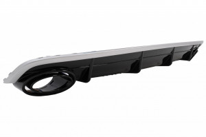 Difuzor Bara Spate Evacuare Dubla compatibil cu Audi Q7 4M 2015-2019 Bara S-Line - Img 2