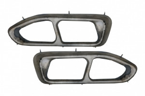 Difuzor Bara Spate Evacuare Dubla compatibil cu BMW 7 Series G11 G12 2015-2019 Facelift M760Li Design - Img 8
