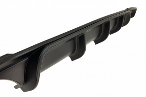 Difuzor Bara Spate Evacuare Dubla cu Ornamente Tobe Negre compatibil cu BMW Seria 3 F30 F31 2011-2019 M Design - Img 3