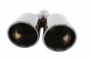 Difuzor Bara Spate Evacuare Dubla cu Ornamente Tobe Negre compatibil cu BMW Seria 3 F30 F31 2011-2019 M Design - Img 8