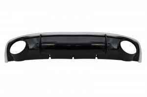 Difuzor Bara Spate si Ornamente Evacuare compatibil cu Audi A4 B8 Pre Facelift 2007-2011 Sedan Avant RS4 Desing - Img 3