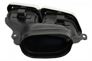 Difuzor Bara Spate si Ornamente Evacuare compatibil cu Mercedes Clasa S W222 Sport Line (2013-06.2017) S63 Design - Img 4
