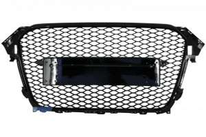 Difuzor Bara Spate si Ornamente toba compatibil cu AUDI A4 B8 Facelift Sedan sau Avant 2012-2015 cu Grila Centrala si Grile Proiector S-Line Design doar Bara Standard - Img 2