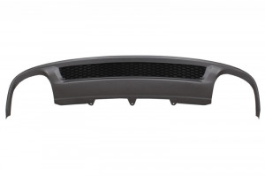 Difuzor Bara Spate si Ornamente toba compatibil cu AUDI A4 B8 Facelift Sedan sau Avant 2012-2015 S-Line Design doar Bara Standard - Img 2