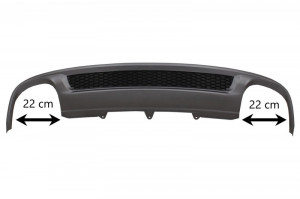 Difuzor Bara Spate si Ornamente toba compatibil cu Audi A4 B8 Facelift Sedan Avant 2012-2015 S-Line Design doar Bara Standard - Img 3