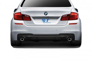 Difuzor de aer cu evacuare dubla compatibil cu BMW F10, F11 Seria 5 2010-2013 M-Performance Design - Img 7