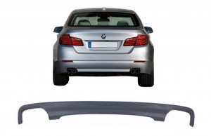 Difuzor de aer cu evacuare dubla compatibil cu BMW Seria 5 F10 F11 2011-2017 550I Design - Img 7