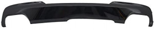 Difuzor de aer cu Evacuare Dubla Negru Lucios si Ornamente Editie Neagra BMW F10 F11 Seria 5 2011-2017 M-Technik 550i Design - Img 2
