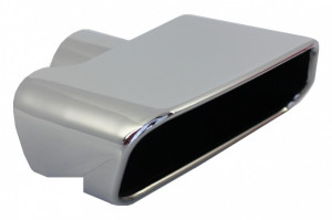 Difuzor de aer cu Evacuare Dubla si Ornamente compatibil cu BMW F10 F11 Seria 5 2011-2017 M-Technik 550i Design - Img 8