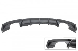 Difuzor Spate Carbon Evacuare Dubla cu Tobe Ornamente compatibil cu BMW Seria 3 F30 F31 2011-> M Performance Sport Design - Img 2