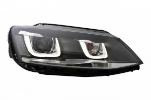 Faruri 3D LED compatibil cu VW Jetta Mk6 VI 2011-2017 GTI U Bi-Xenon Design - Img 2