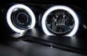 Faruri Angel Eyes compatibil cu BMW 3 Series E46 Coupe Cabrio 1999-2003 - Img 4