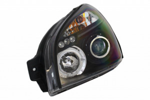 Faruri Angel Eyes compatibil Hyundai Tucson 2004-2010 Negre - Img 4