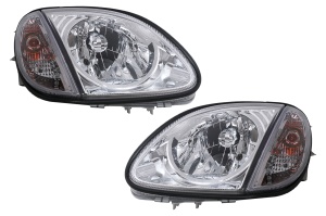 Faruri compatibil cu Mercedes SLK R170 1996-2004 Crom