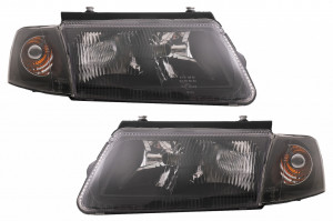 Faruri compatibil cu VW Passat B5 3B 1996-2000 Negre
