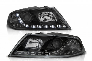 Faruri cu xenon compatibil cu Skoda Octavia II 2004-2008 Negru