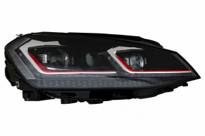 Faruri LED Bi-xenon Look compatibil cu VW Golf 7 VII 2012-2017 Facelift G7.5 GTI Design cu Semnal Dinamic - Img 3