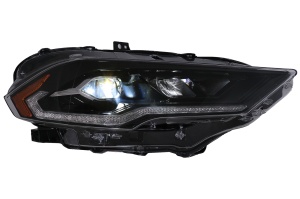 Faruri LED compatibil cu Ford Mustang Facelift 2018-2023 Negru Semnal Dinamic - Img 2