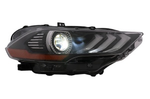 Faruri LED compatibil cu Ford Mustang Facelift (2018-2023) Negru Semnal Dinamic RGB DRL - Img 4