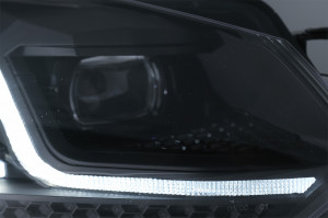 Faruri LED compatibil cu VW Golf 6 VI 2008-2013 Facelift G7.5 Design Negru Semnalizare Secventiala LHD - Img 3