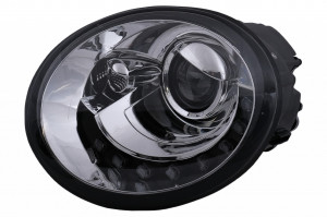 Faruri LED DRL compatibil cu VW New Beetle Hatchback Cabrio 1998-2005 Crom Sticla Clara - Img 2