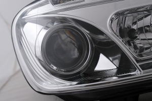 Faruri LED DRL DAYLIGHT compatibil cu VW Touran/Caddy 2003-2006 Crom - Img 3