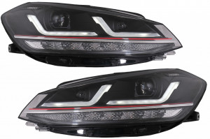 Faruri LEDriving Osram Full LED compatibil cu VW Golf 7.5 VII Facelift (2017-2020) GTI pentru halogen cu Semnal Dinamic