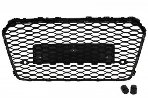 Grila Bara Fata compatibil cu AUDI A7 4G Facelift 2015-2017 RS7 Design Negru Lucios - Img 4