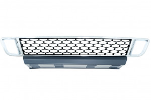 Grila Bara Fata compatibila cu Land Range Rover Vogue III L322 2010-2012 Autobiography Design Crom Negru