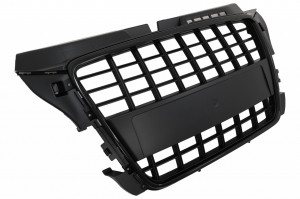Grila Centrala compatibil cu Audi A3 8P Facelift 2008-2012 Negru - Img 2