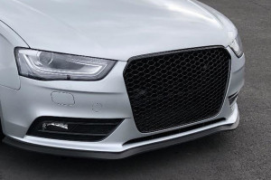 Grila Centrala compatibil cu AUDI A4 B8 Facelift 2012-2015 RS Design Negru Lucios - Img 5