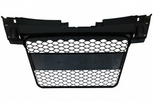 Grila Centrala compatibil cu Audi TT 8J 2006-2014 RS Design Negru Mat - Img 4