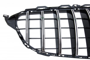 Grila Centrala compatibil cu Mercedes C-Class W205 S205 C205 S205 2014-2018 GT-R Panamericana Design - Img 2