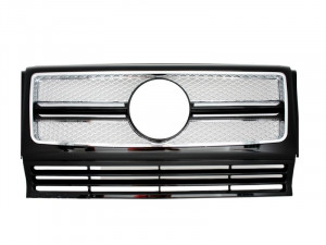 Grila Centrala compatibil cu Mercedes G-Class W463 1990-2014 G65 Design Chrome Edition