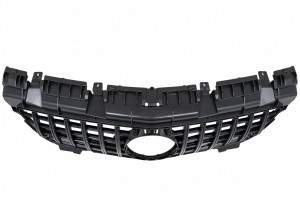 Grila Centrala compatibil cu Mercedes SLK R172 2011-2015 GT-R Panamericana Design Negru - Img 3
