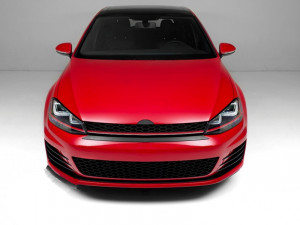Grila Centrala compatibil cu VW Golf 7 VII 2012-2017 GTI R-line Design Rosu - Img 6